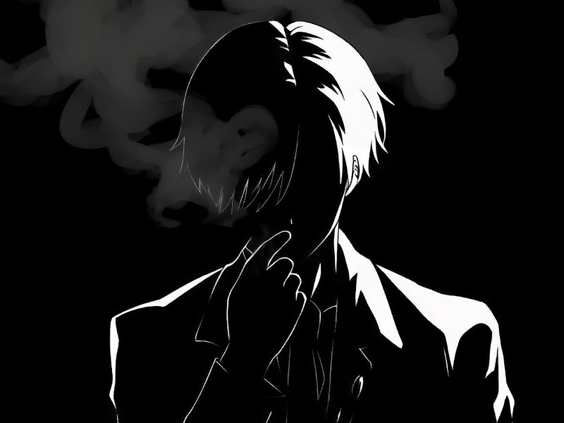 Ảnh anime trắng đen đẹp