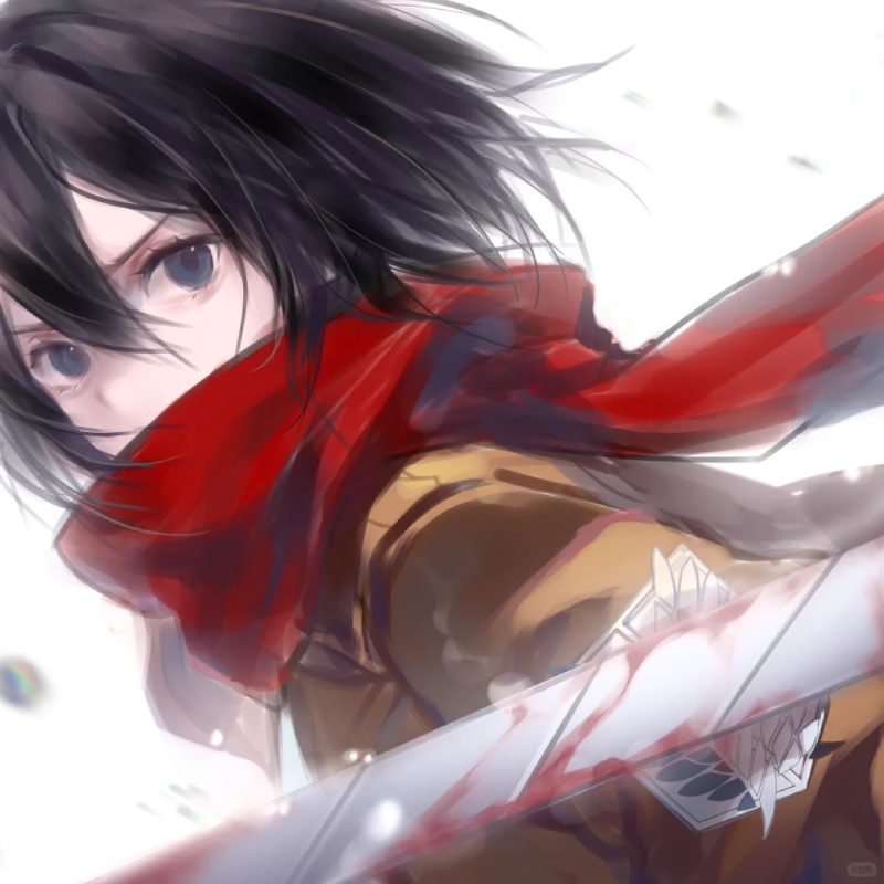 Ảnh Mikasa cute 1