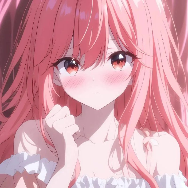 Anime màu hồng cute
