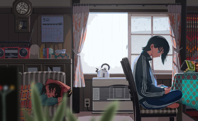 Hình anime chill nam đẹp