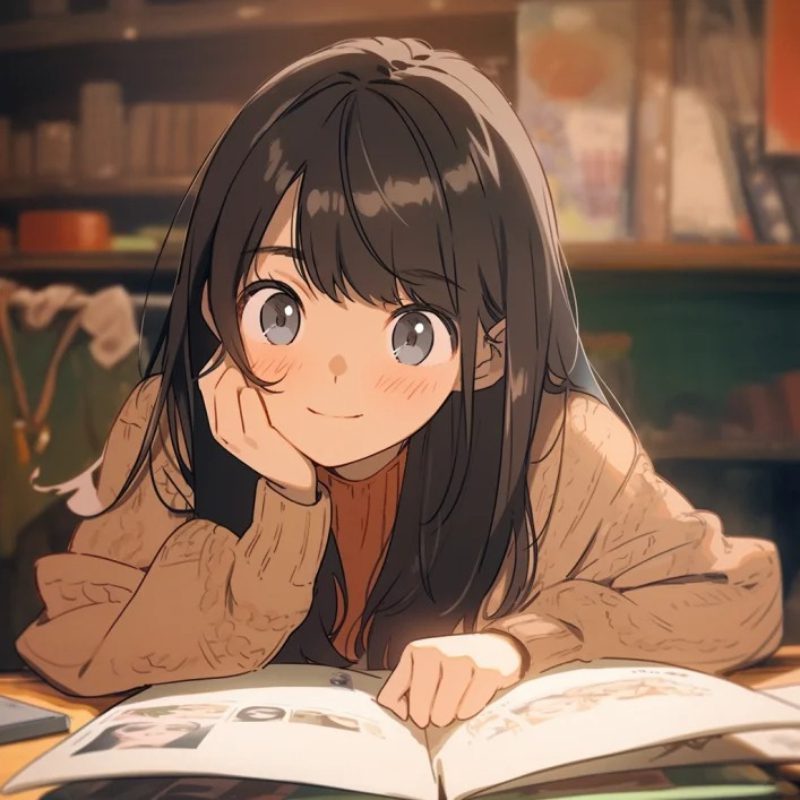 Hình ảnh Anime học sinh nữ 1