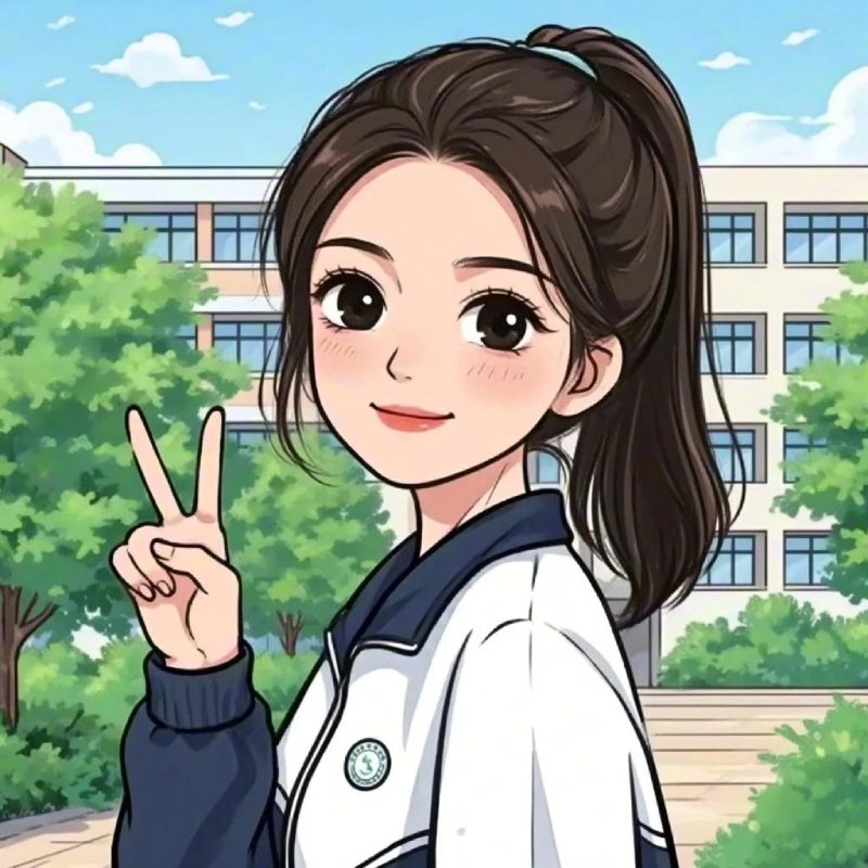 Hình ảnh Anime học sinh nữ 2