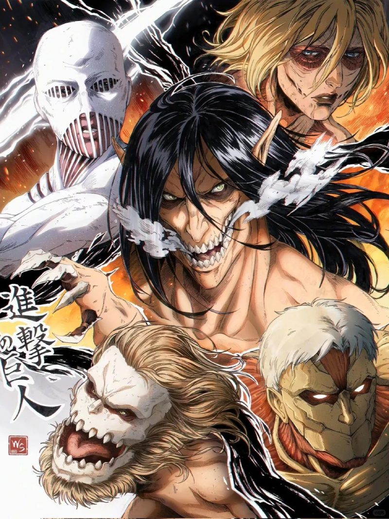 Hình ảnh Titan Eren ngầu chất