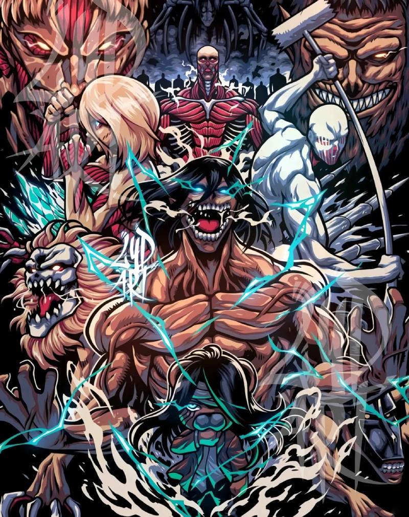 Hình ảnh Titan Eren ngầu