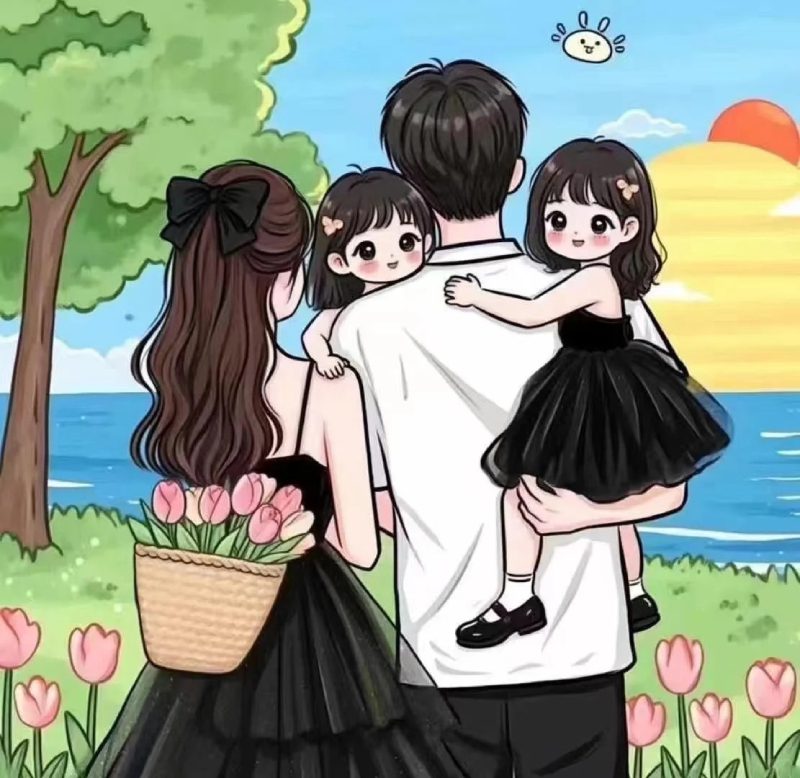 Hình ảnh gia đình cute 1