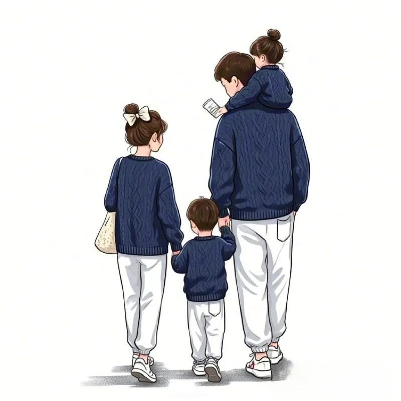 Hình ảnh gia đình cute