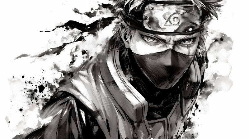 ảnh Kakashi nghiêm túc lạnh lùng