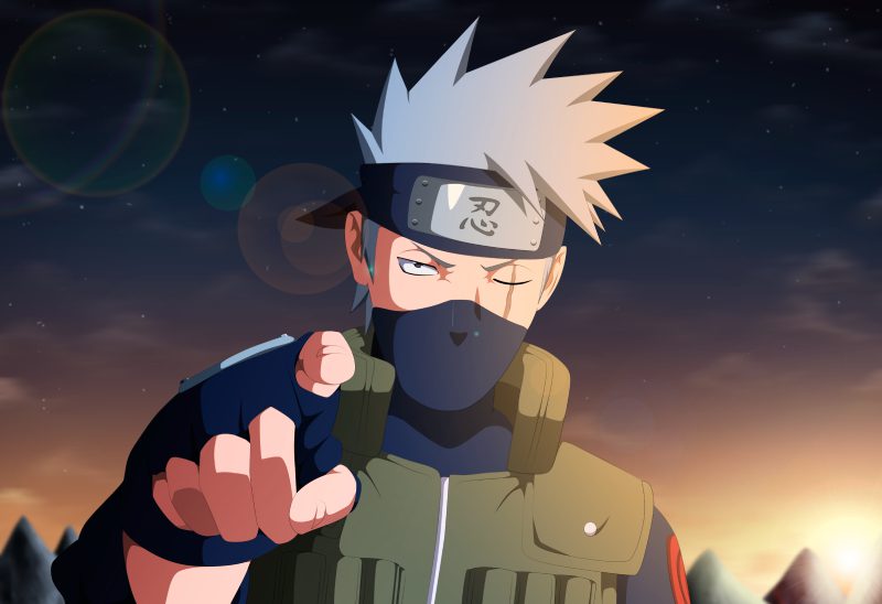 ảnh Kakashi cười hiếm thấy