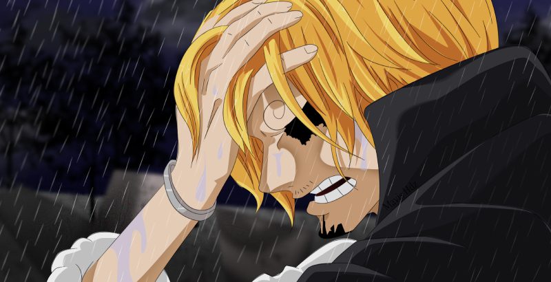 hình ảnh sanji anime tông màu tối ngầu