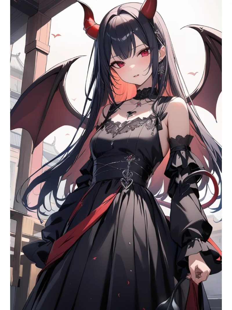 ảnh anime ác quỷ ngầu