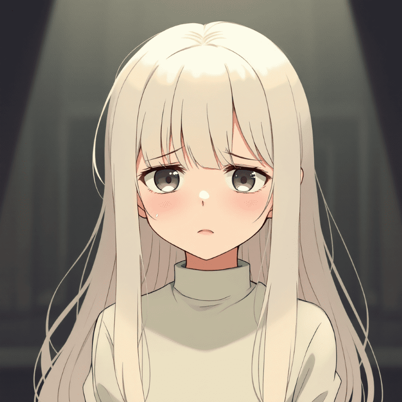 bức ảnh anime buồn cô gái khóc