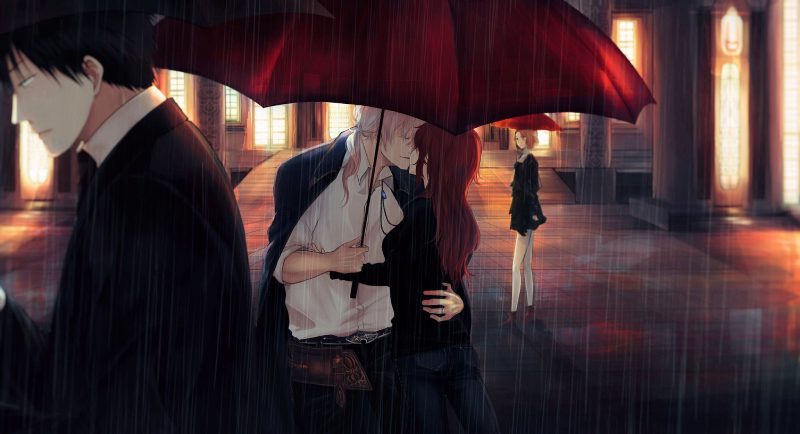 ảnh anime cặp đôi hạnh phúc