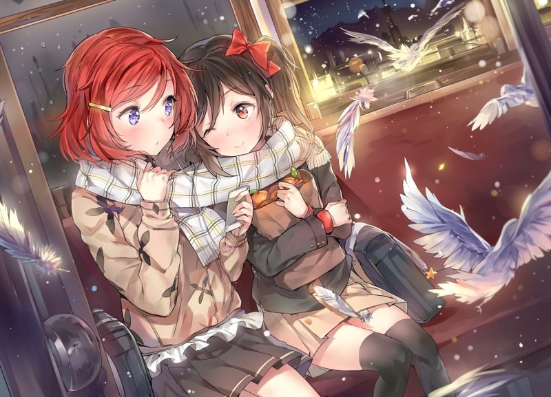 ảnh anime đôi tình nhân yêu nhau