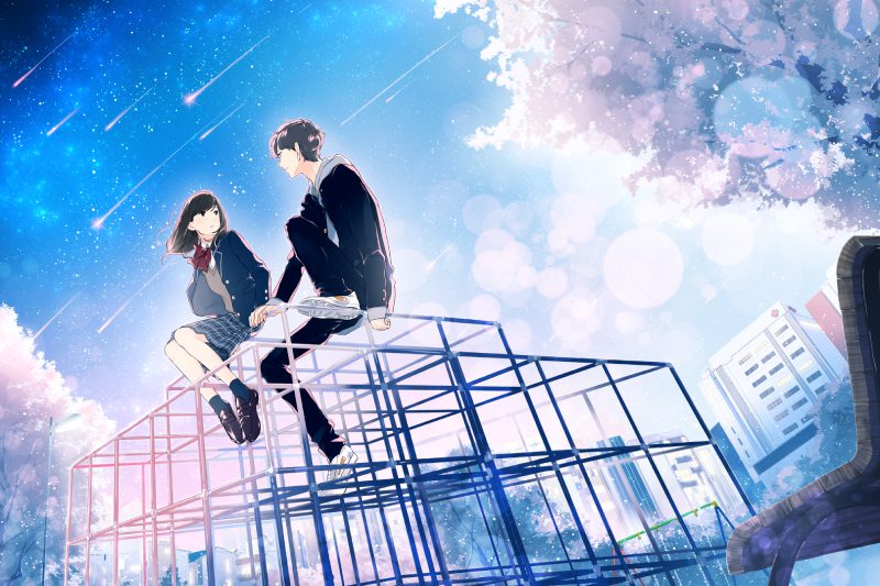 hình ảnh anime tình yêu cặp đôi