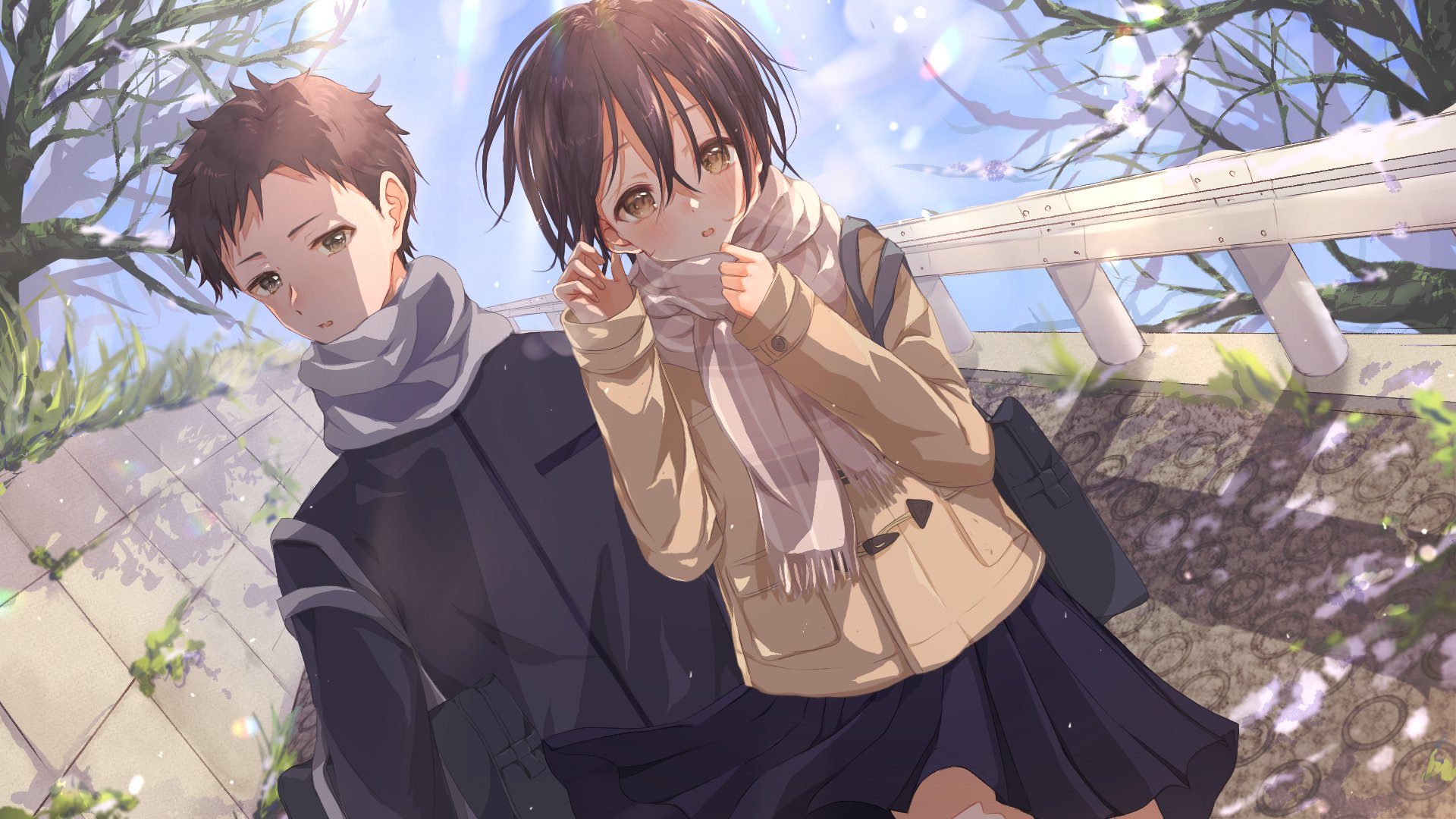 ảnh anime cặp đôi tình cảm