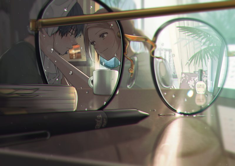 hình anime cặp đôi dễ thương yêu nhau