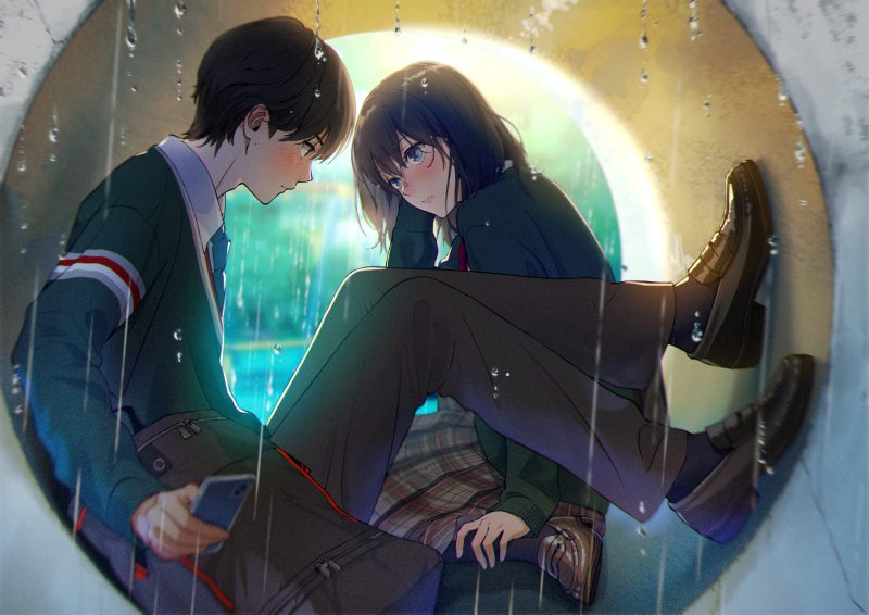 hình ảnh anime đôi tình yêu