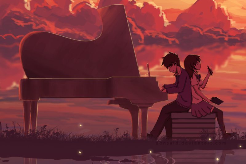 ảnh anime yêu nhau ngọt ngào