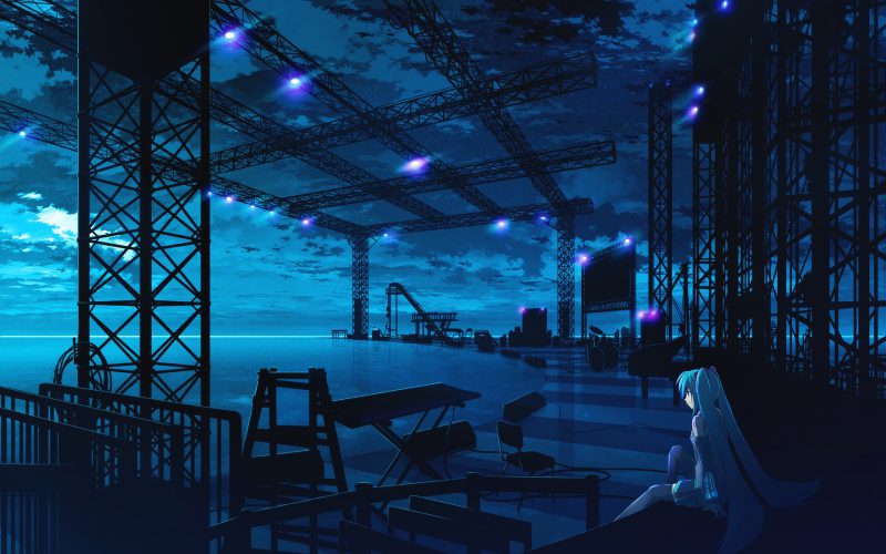 hình nền anime chill lofi