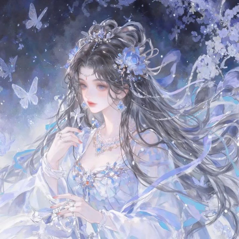 anime cổ trang màu sắc