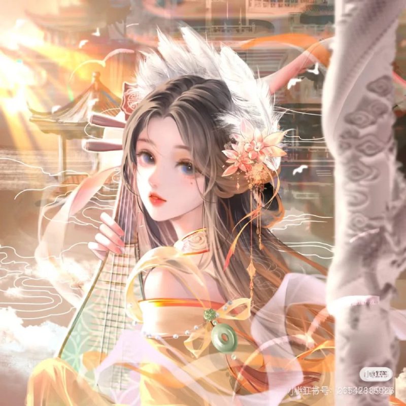 anime cổ trang fan art