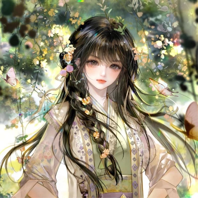anime cổ trang phong cảnh huyền bí