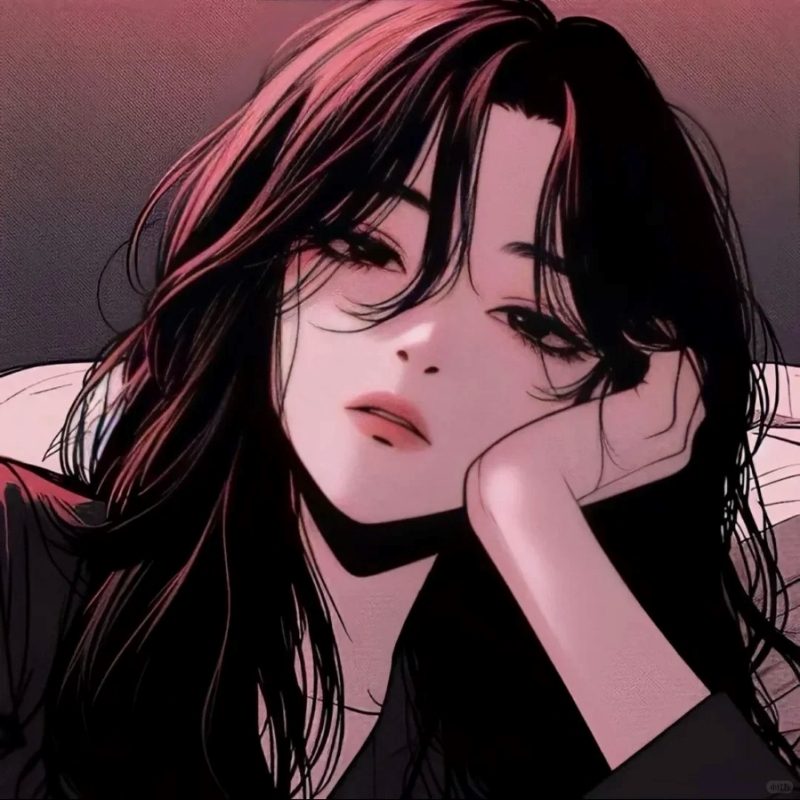 Ảnh girl anime lạnh lùng không lời