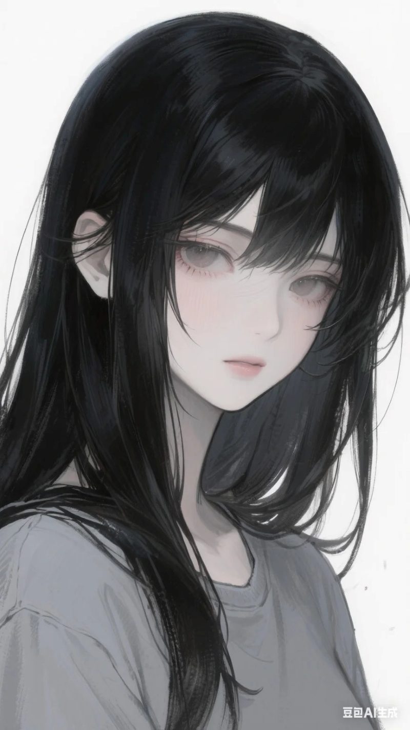 Ảnh anime girl lạnh lùng, không biểu cảm