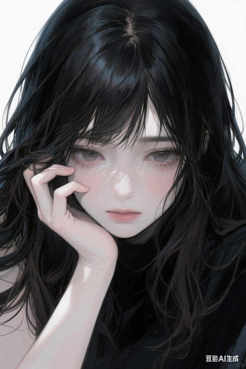 Hình anime girl lạnh lùng vô cảm chất lượng cao
