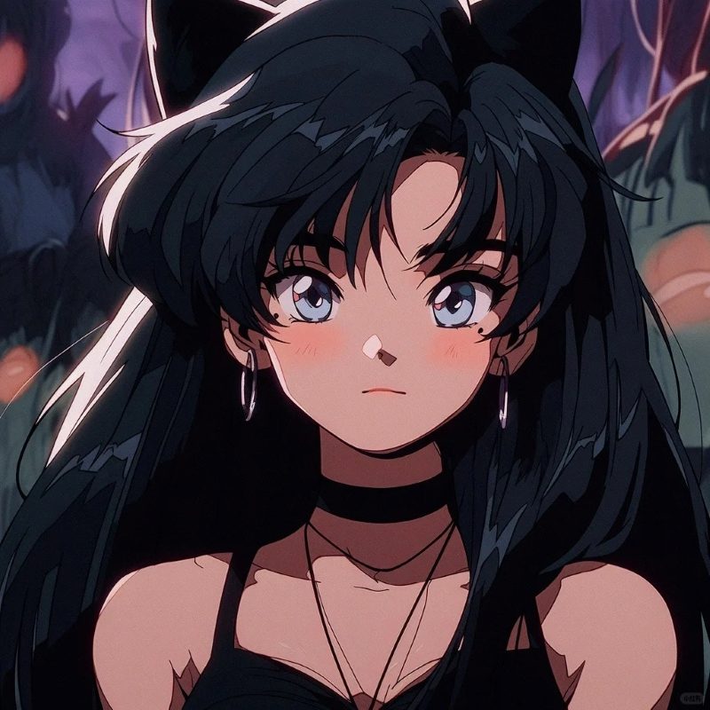 Ảnh girl anime lạnh lùng đầy sắc sảo