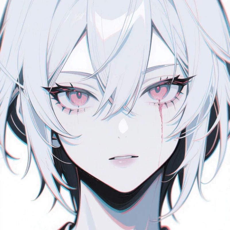 Ảnh anime girl đẹp lạnh lùng vô cảm