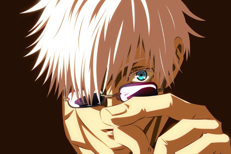 gojo anime ảnh ngầu đẹp không tì vết