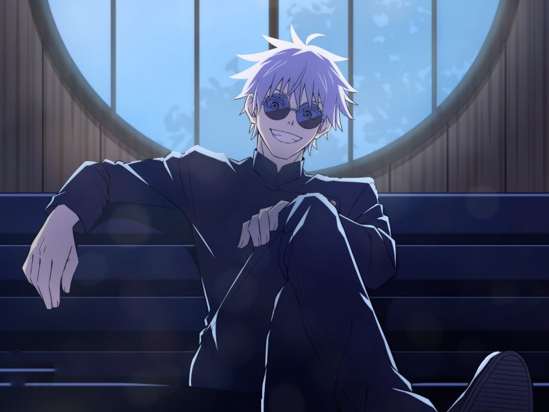 ảnh anime gojo satoru đáng yêu