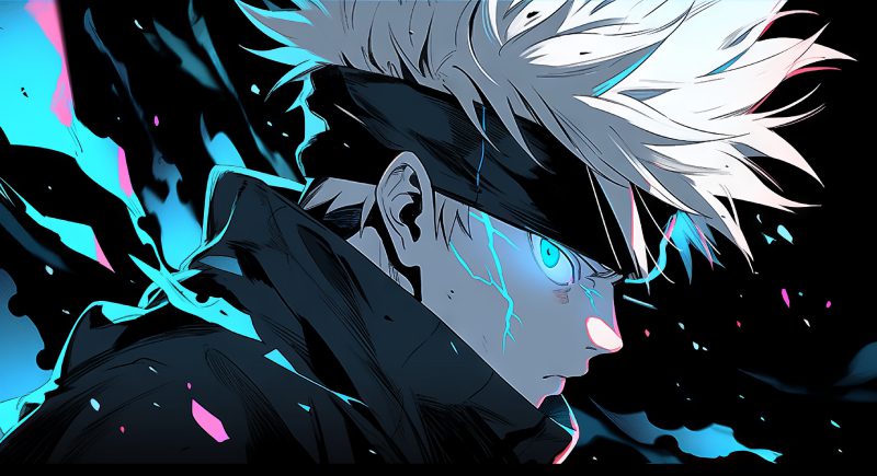 hình ảnh anime gojo cool ngầu
