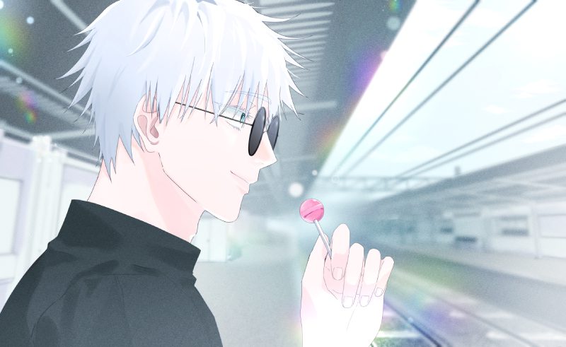 hình anime gojo phong cách ngầu