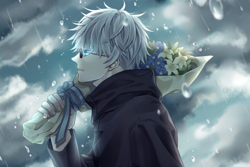 ảnh nền anime gojo chất lượng cao