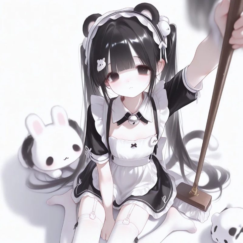 ảnh hầu gái anime cute