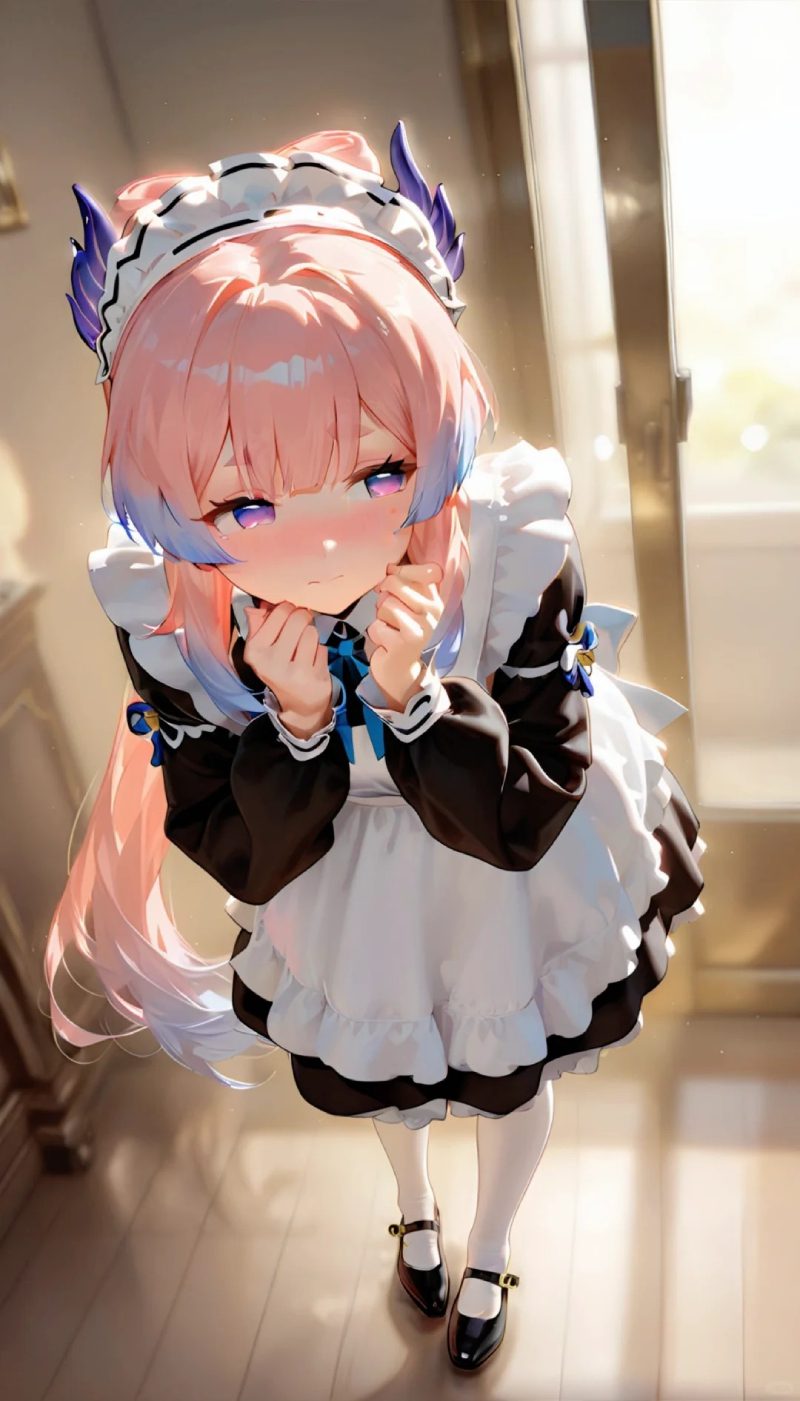ảnh anime hầu gái full body