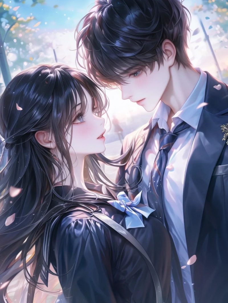 ảnh anime học sinh cặp đôi lãng mạn 14