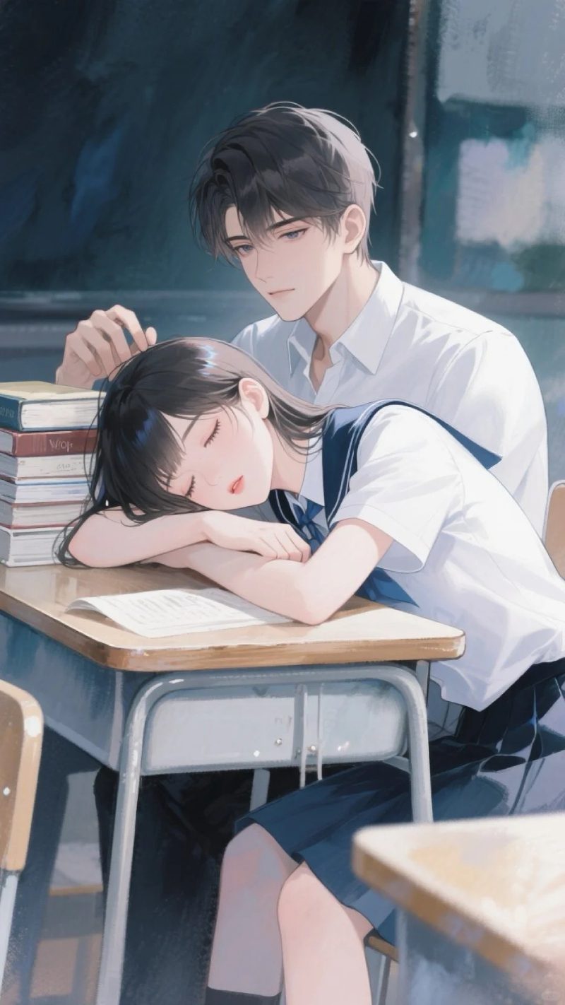 hình anime học sinh tình yêu tuổi học trò 4
