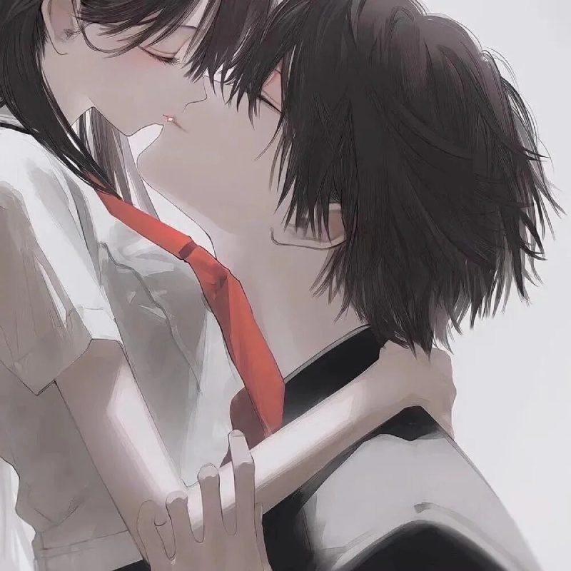 ảnh hôn nhau anime lãng mạn