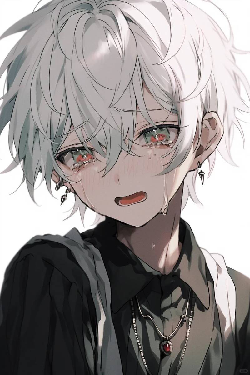 ảnh anime khóc nam