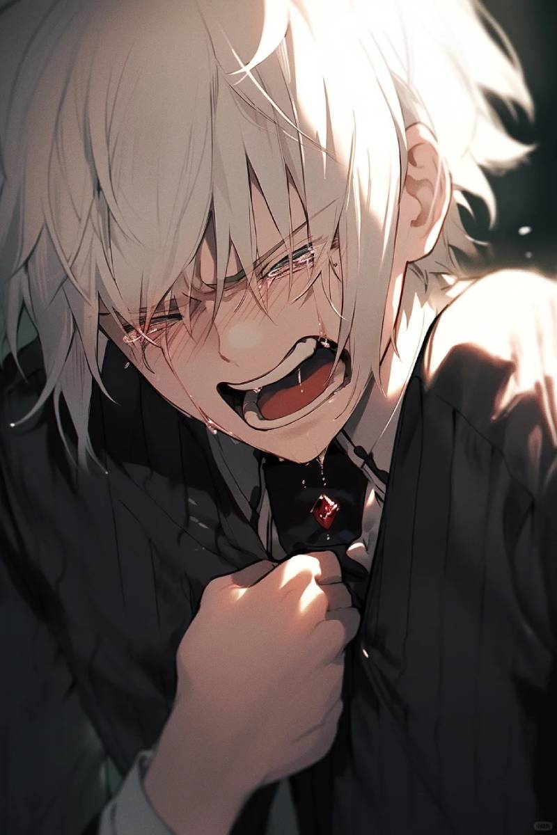 ảnh anime khóc cậu bé anime