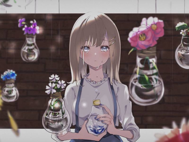 ảnh anime khóc manga