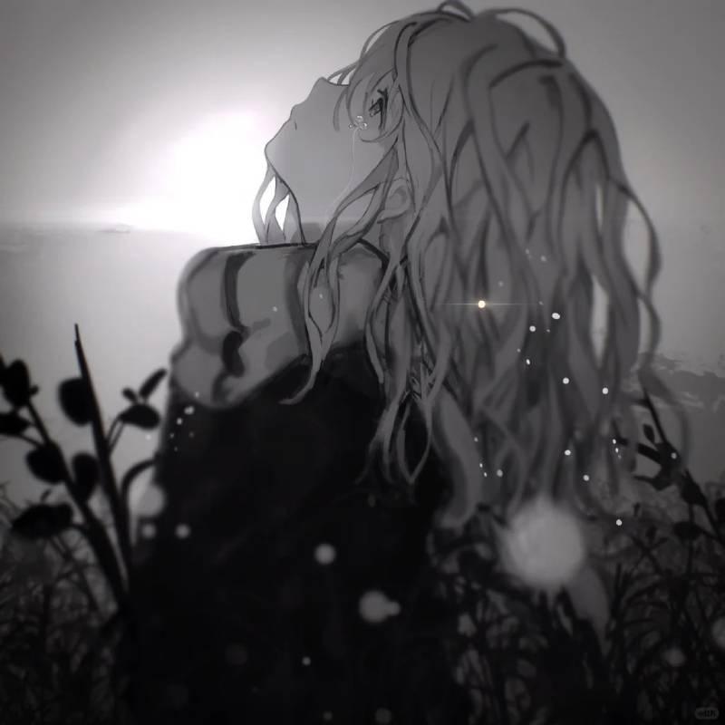 ảnh anime khóc cô đơn