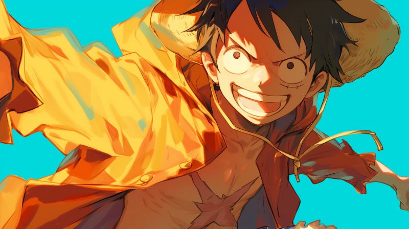 Hình ảnh Luffy mạnh mẽ trong anime