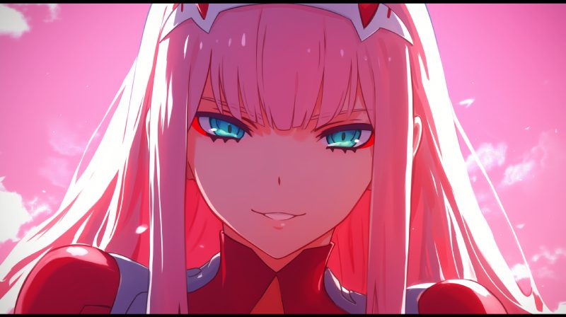 ảnh anime màu hồng fantasy