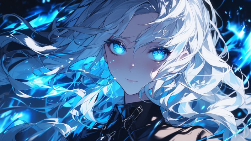 ảnh anime màu xanh dương đẹp nhất