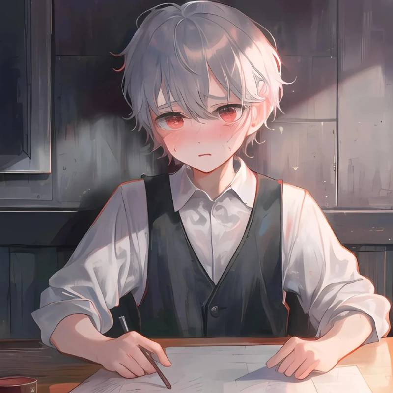 ảnh anime nam buồn khóc