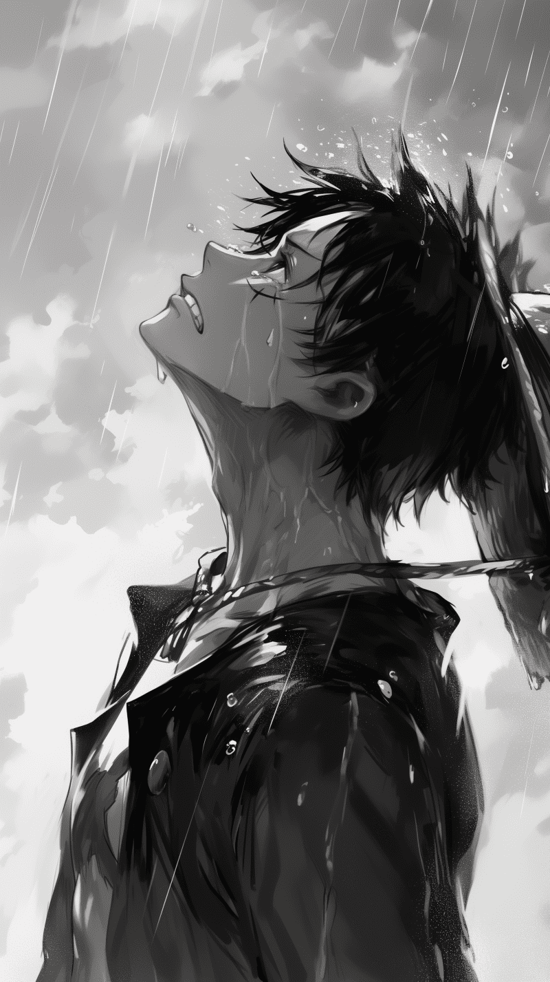 ảnh anime nam buồn